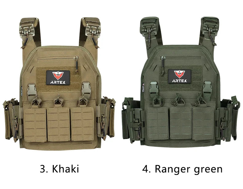 Artex 6094 Quick-Detach Laser-Cut Tactical Vest (Black) - image 10