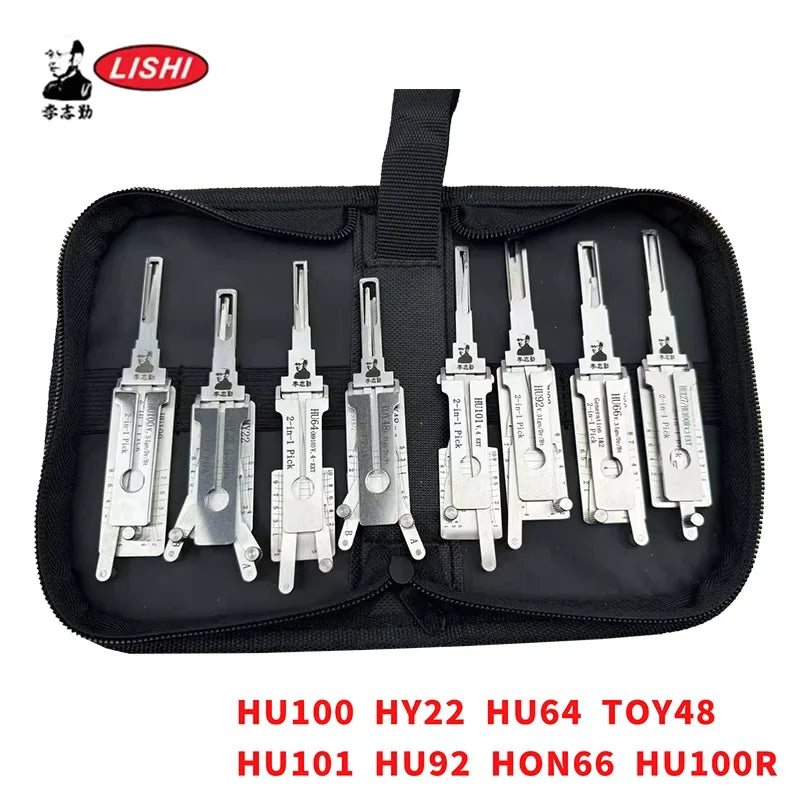 8PCS 2-in-1 Car Key Decoder Locksmith Tool for VW Audi BMW Mercedes - image 3