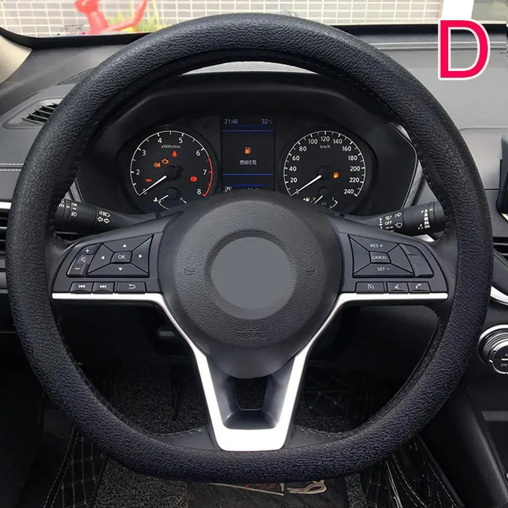 Silicone Steering Wheel Cover - 19 Colors, Universal Anti-Slip Grip - image 18
