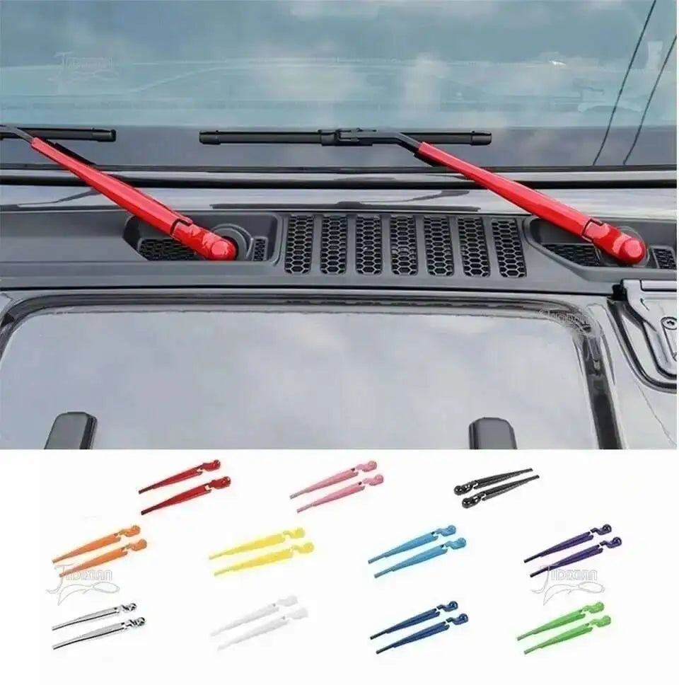 Front Windscreen Wiper Blade Cover for Jeep Wrangler JL and Gladiator JT - view 7
