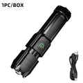 Compact USB-Rechargeable Zoom LED Flashlight - image 15