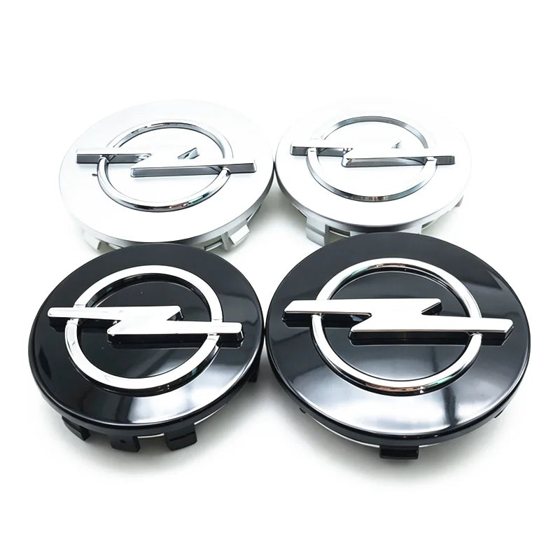 4x Opel Logo Hub Caps 54-68mm Dustproof Wheel Rim Covers