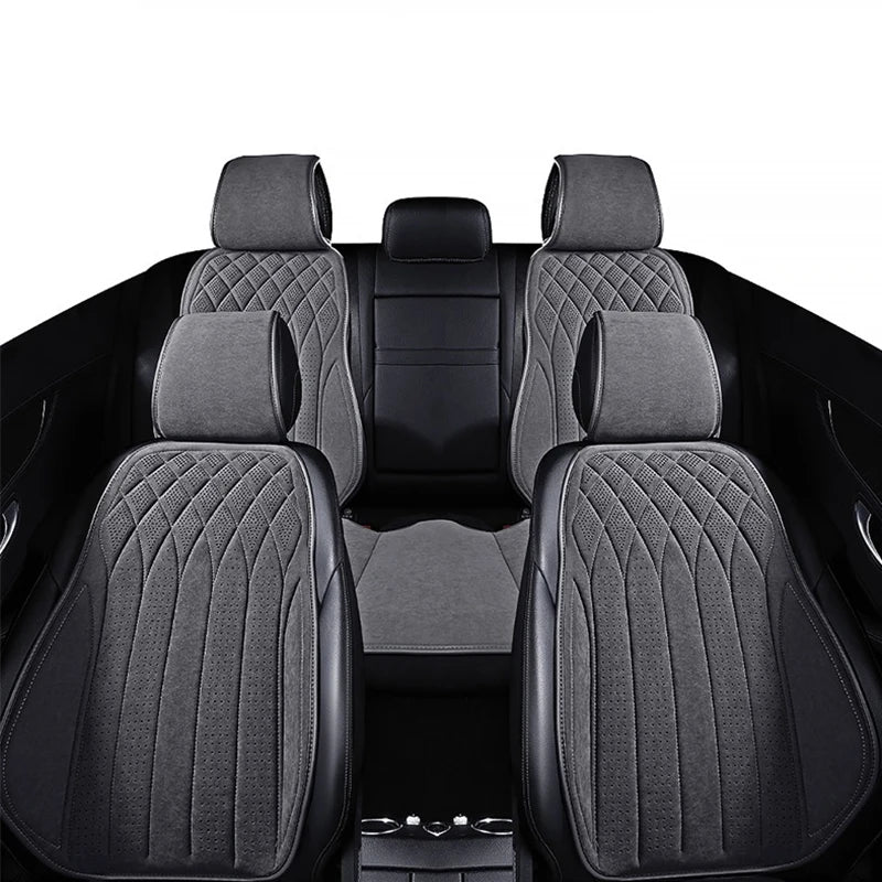 Universal Car Seat Cover  Suede Breathable Anti-Slip Four Season Auto Covers for Car Seats Cover Protection Cars Seats Covers