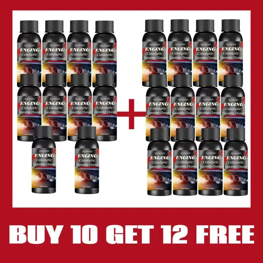 Catalytic Converter & Engine Cleaner, 30ml (Pack of 3)