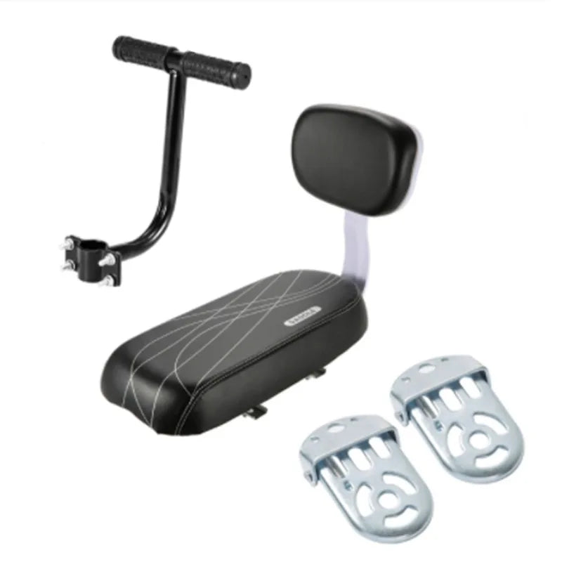 Cycle Accessories Parts Bicicleta Bicycle Rear Seat Saddle Child With Back Rest Handle Armrest Footrest Pedal