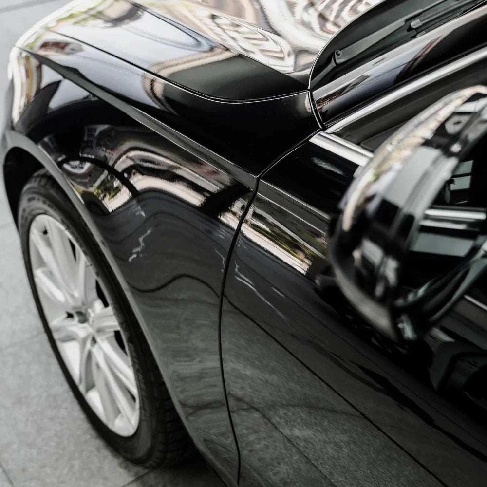 Carbon Fiber Car Body Vinyl Wrap, Matte and Glossy Black Film - view 17