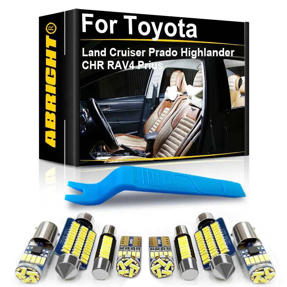 ABRIGHT LED Interior Lights for Toyota | Canbus Error-Free Kit
