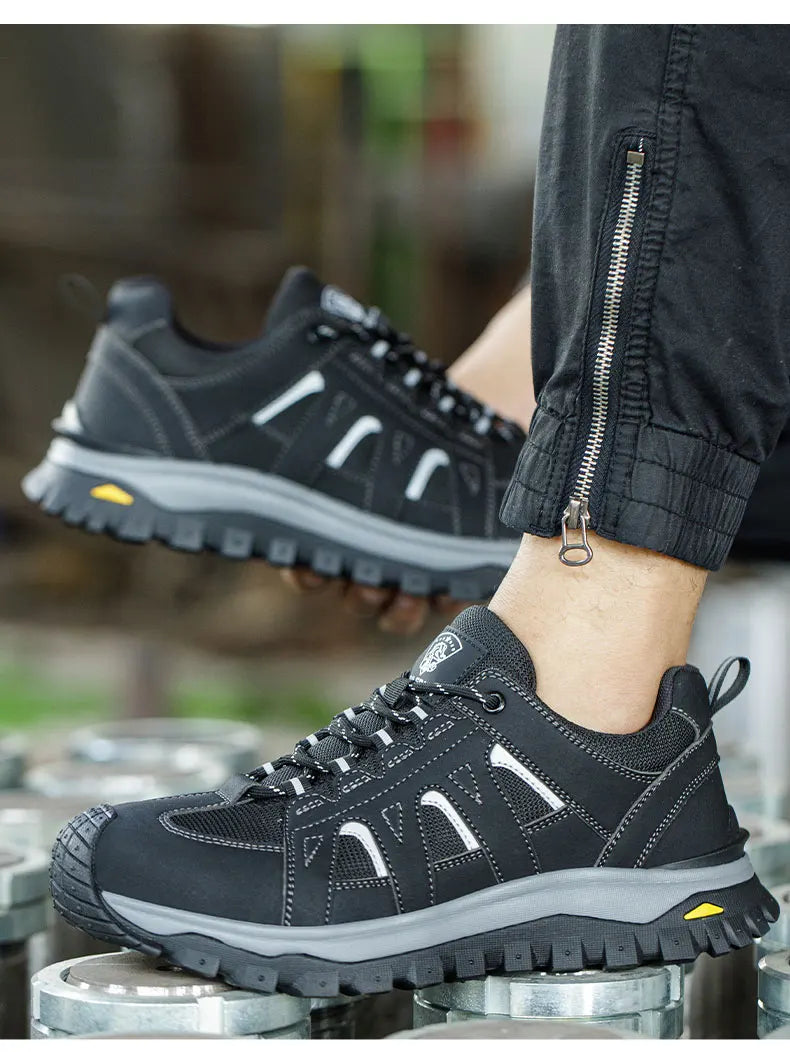 Men's Lightweight Steel Toe Slip-Resistant Work Boots - image 20
