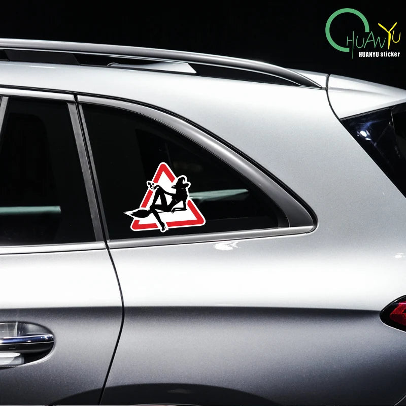 Witch Vinyl Car Decal, Waterproof Sticker for Auto and Laptop - view 3