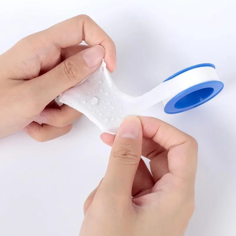 White PTFE Plumber's Tape – High-Density Pipe Thread Sealant