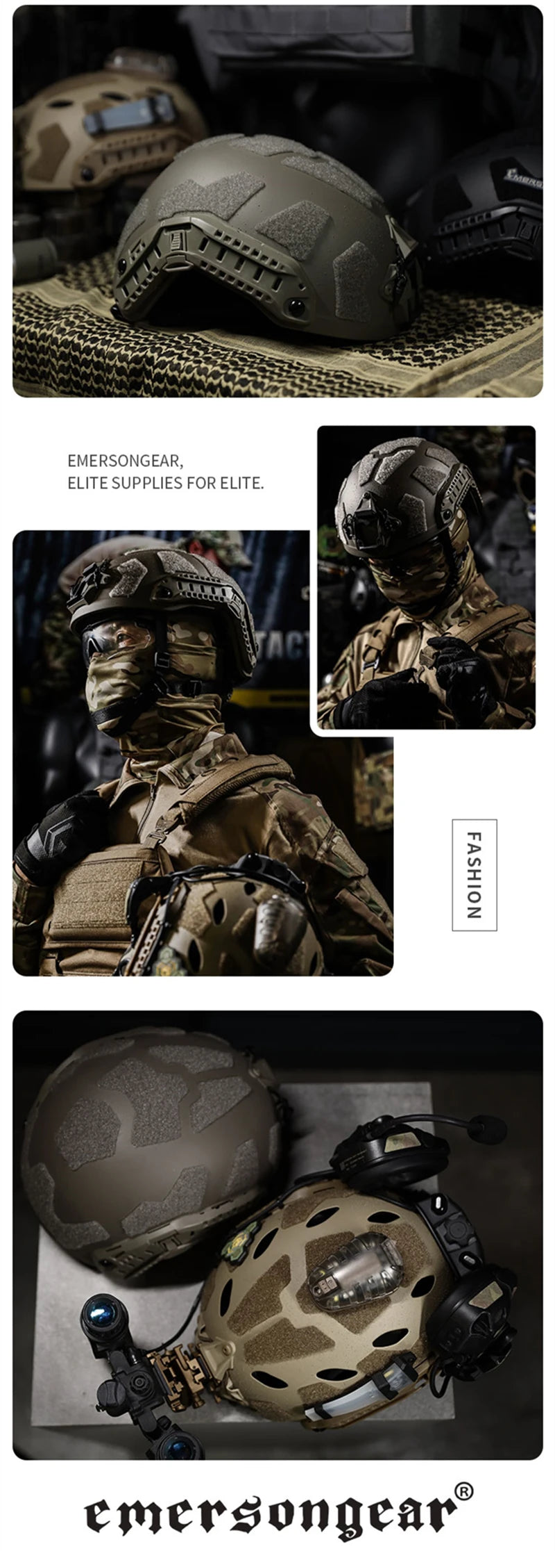 Emersongear FAST SF Super High Cut Tactical Helmet - image 14