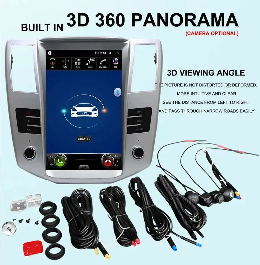 Android 14 128GB Car GPS Radio Lexus RX300/RX330/RX350/RX400h Harrier - image 28