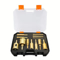 12pcs Diamond Drill Bit Set for Glass, Marble & Stone - 6-35mm Hole Saw Kit with Hand Tools, Granite, Tile, Ceramic