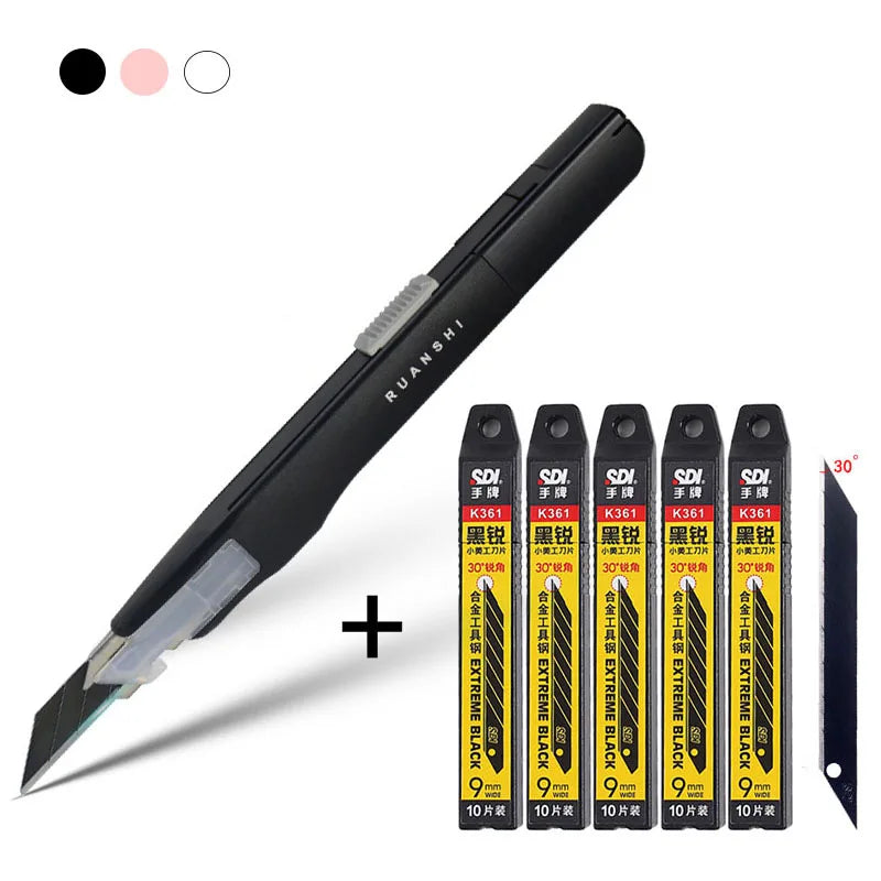 Retractable Utility Knife for Vinyl Wrap & Window Tint Cutting