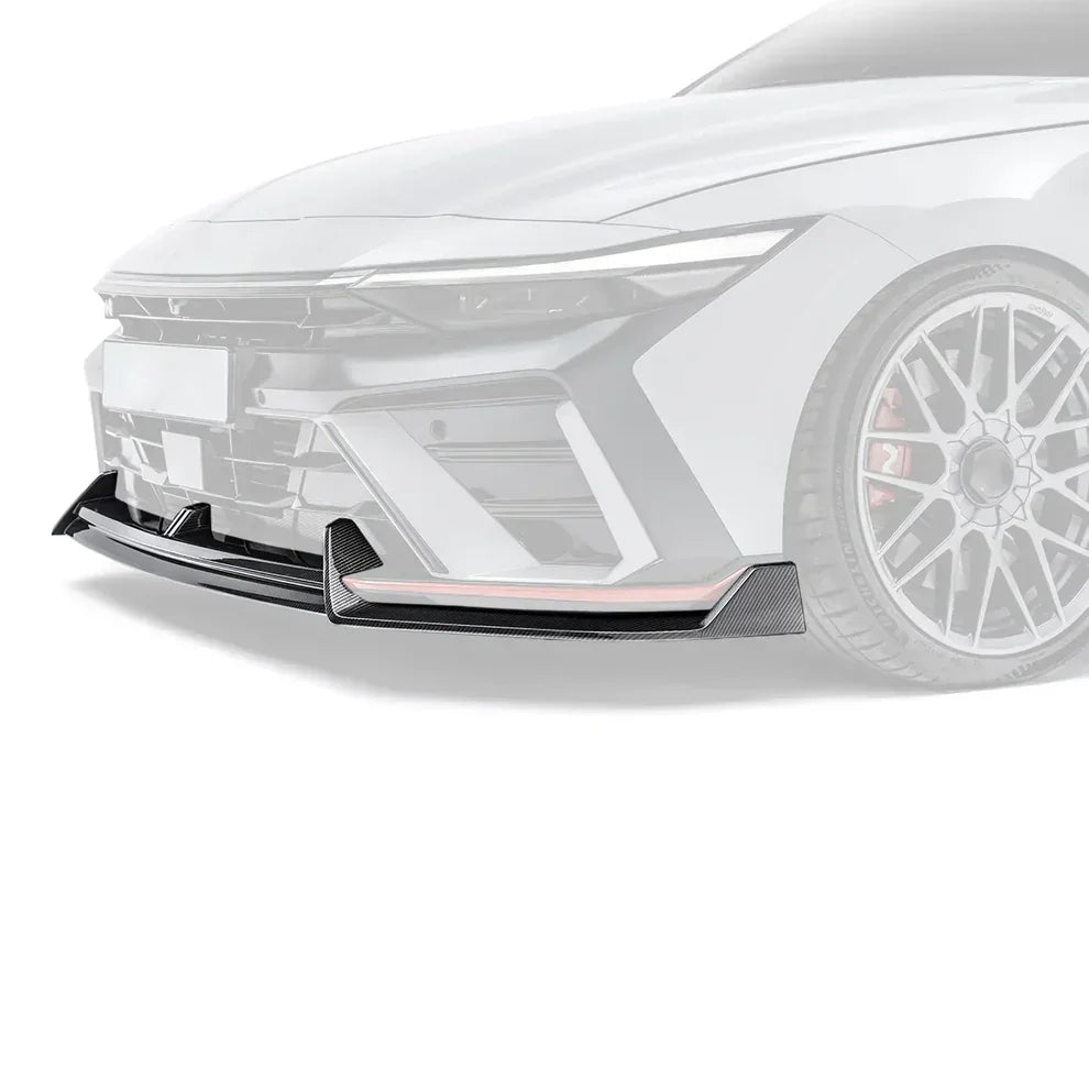 Front Bumper Lip Spoiler for Hyundai Elantra N-Line 2024-2026 - view 3