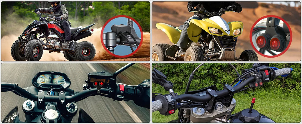 Nilight Dual Push-Button Handlebar Switch, 12V Waterproof - image 14