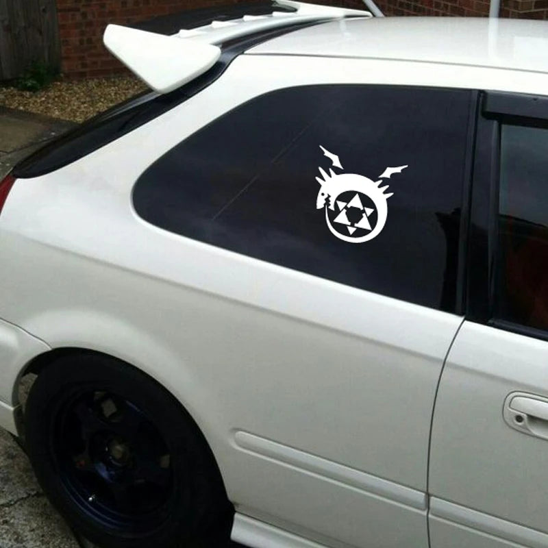 Ouroboros Tattoo-Style Decals for Cars, Trucks and Motorcycles - view 2