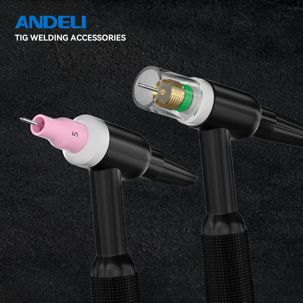 TIG Welding Torch Nozzle Ring Cover Gas Lens Glass Cup Kit for WP17/18/26