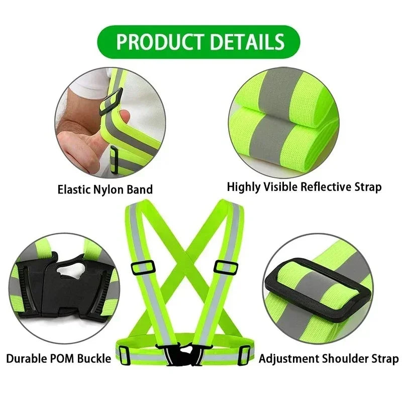 Reflective Safety Vest for Night Running & Cycling - image 2