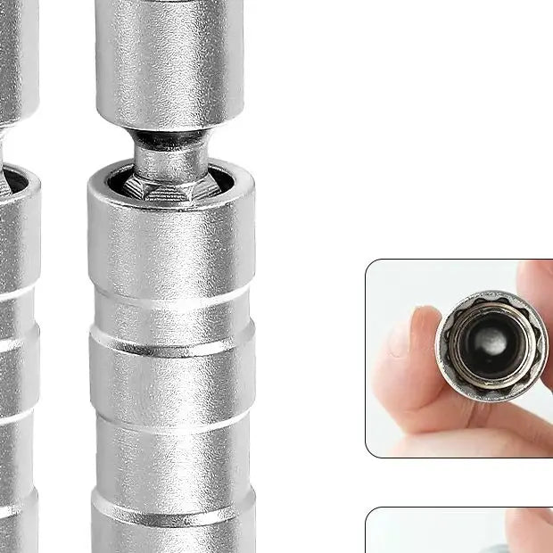 14/16mm Magnetic Spark Plug Socket Wrench, 12 Angle Thin Wall 3/8" Drive Sockets Car Repairing Tool