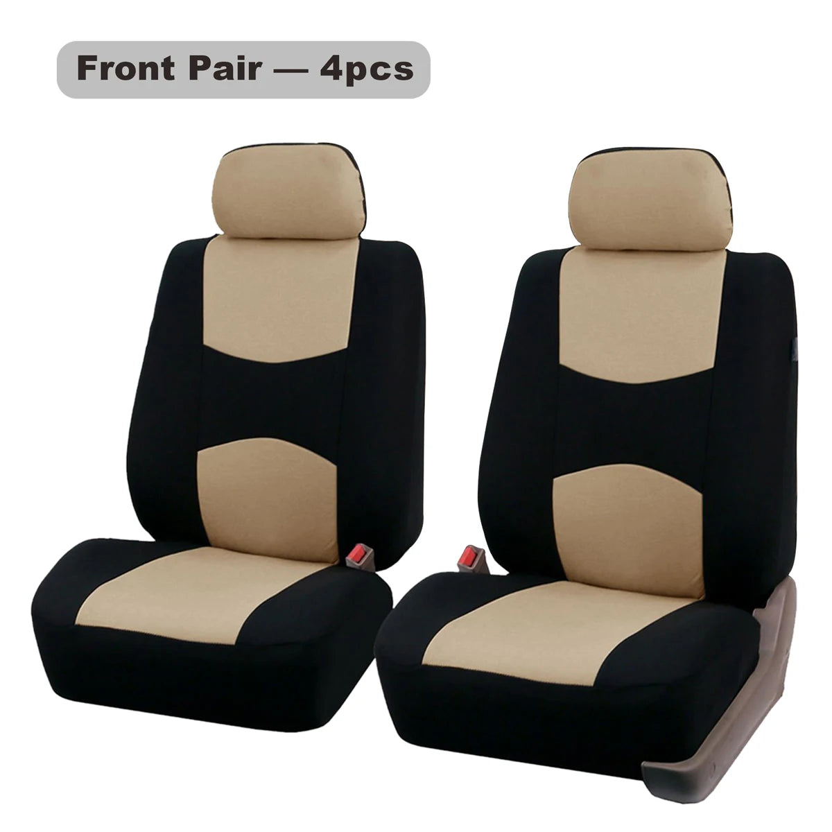 Universal Polyester Car Seat Cover Set, 4 or 9 Pieces