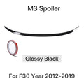 BMW 3 Series F30 F31 F35 Carbon Fiber Style Rear Spoiler Kit - image 7