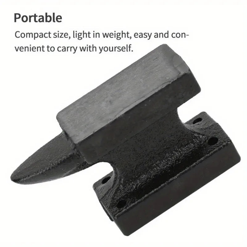 Small Household Bench Vise with Anvil – DIY Clamp