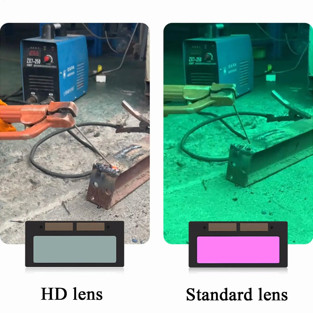 Welding Helmet Auto Darkening Breathable Welding Protector Welder Face Protector Soldering Protective Hood for Polishing