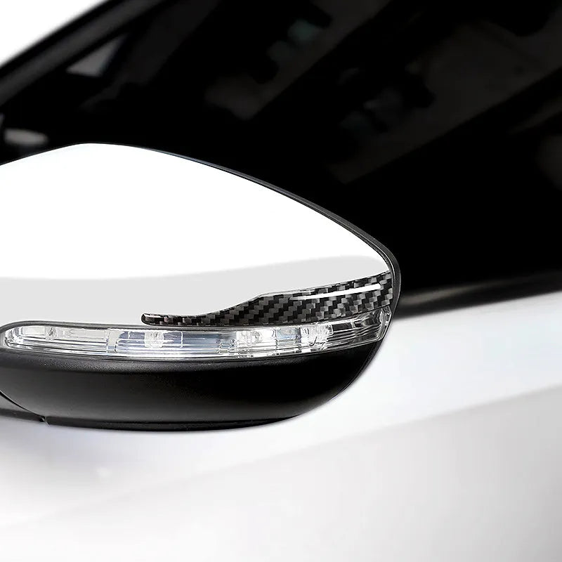 Rearview Mirror Anti-Collision Scratch Strips Car Decorative Reflective Protective Covers Compatible with Most Models