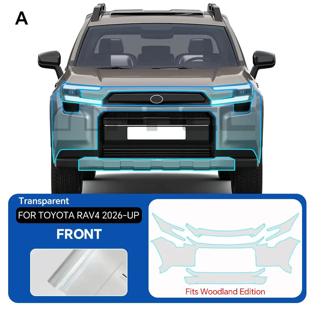 Pre-Cut Paint Protection Film Kit for Toyota RAV4 2026-2027