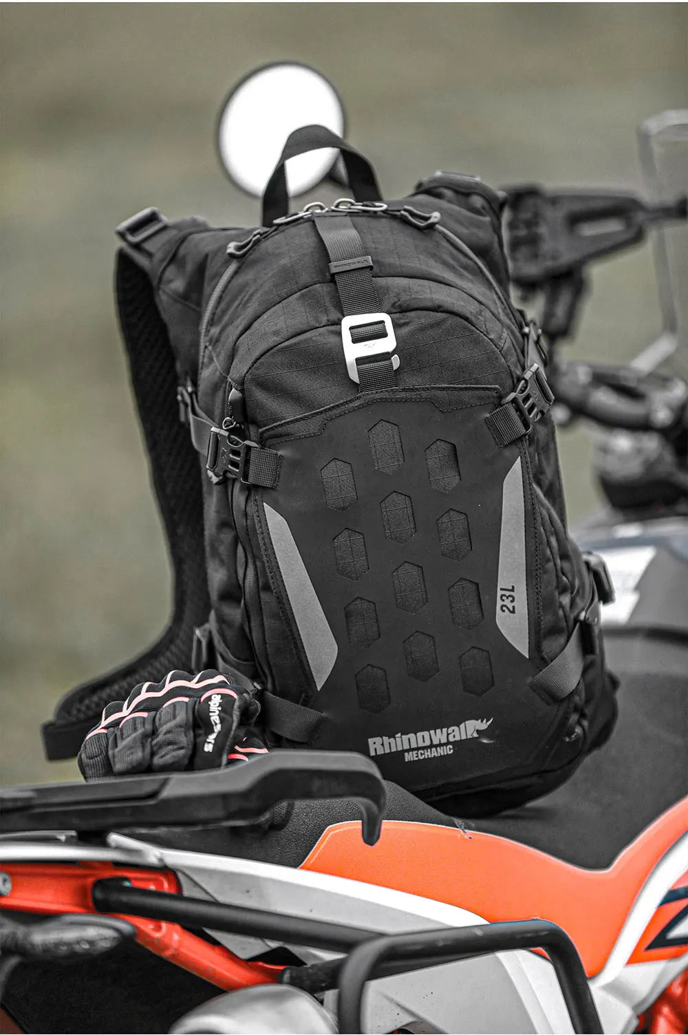 Rhinowalk 23L Waterproof Motorcycle Helmet Backpack - image 25