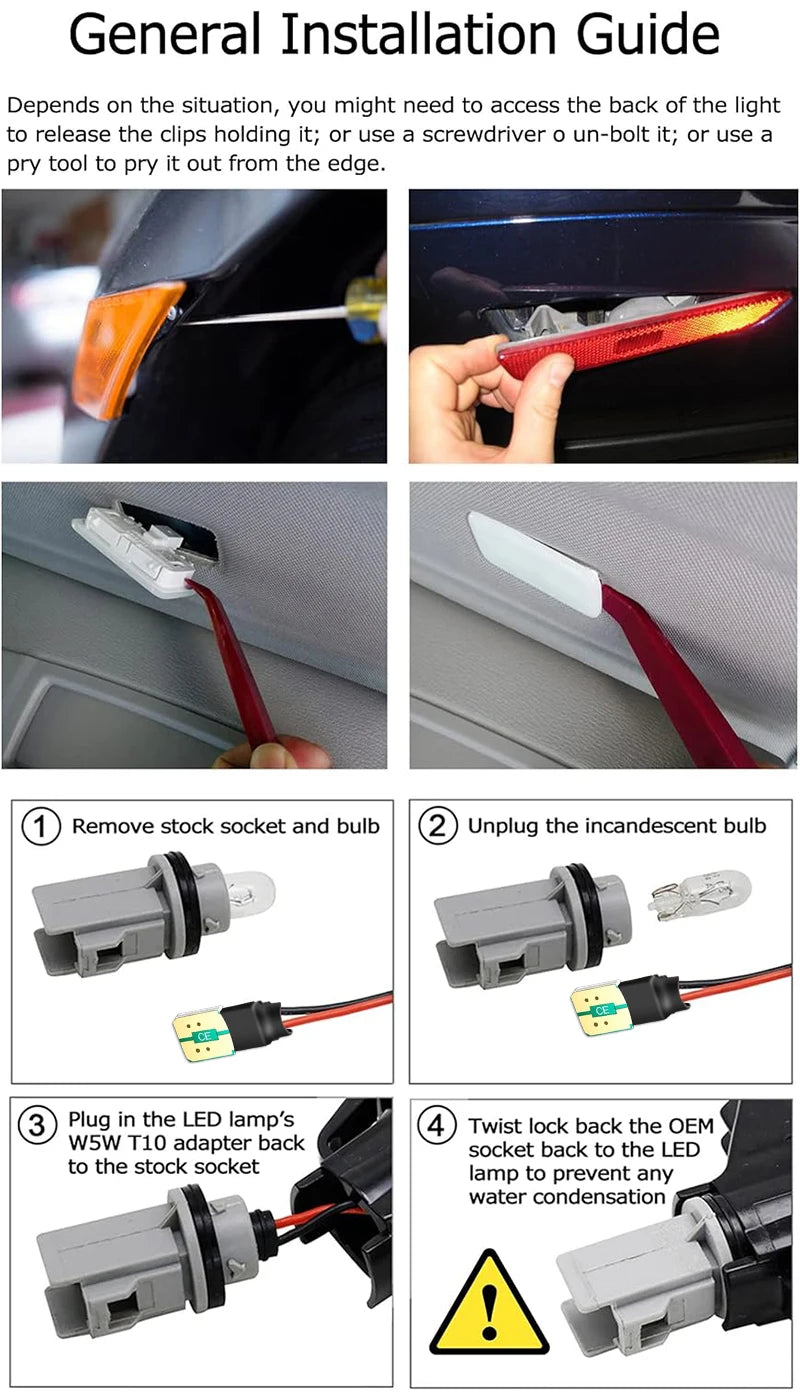 Canbus LED License Plate Light for Chevy Silverado GMC Sierra - image 11
