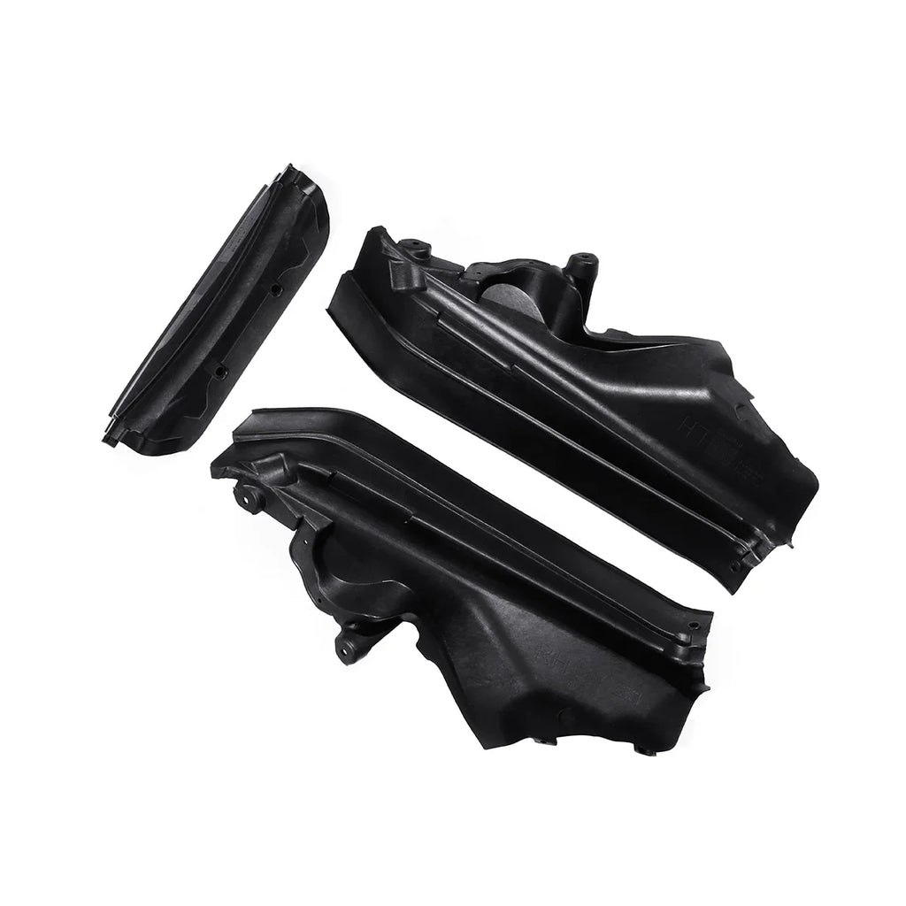 3pc Black Engine Bay Partition Panel Set for BMW X5 and X6 E70 E71 - view 2