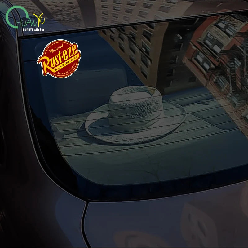 Racing-Style Sponsor Decal for Windshield or Window