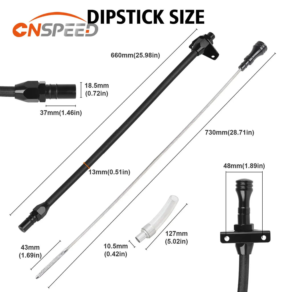 Transmission Dipstick Tube for GM 4L60E and 4L80E with LS Engines - view 3