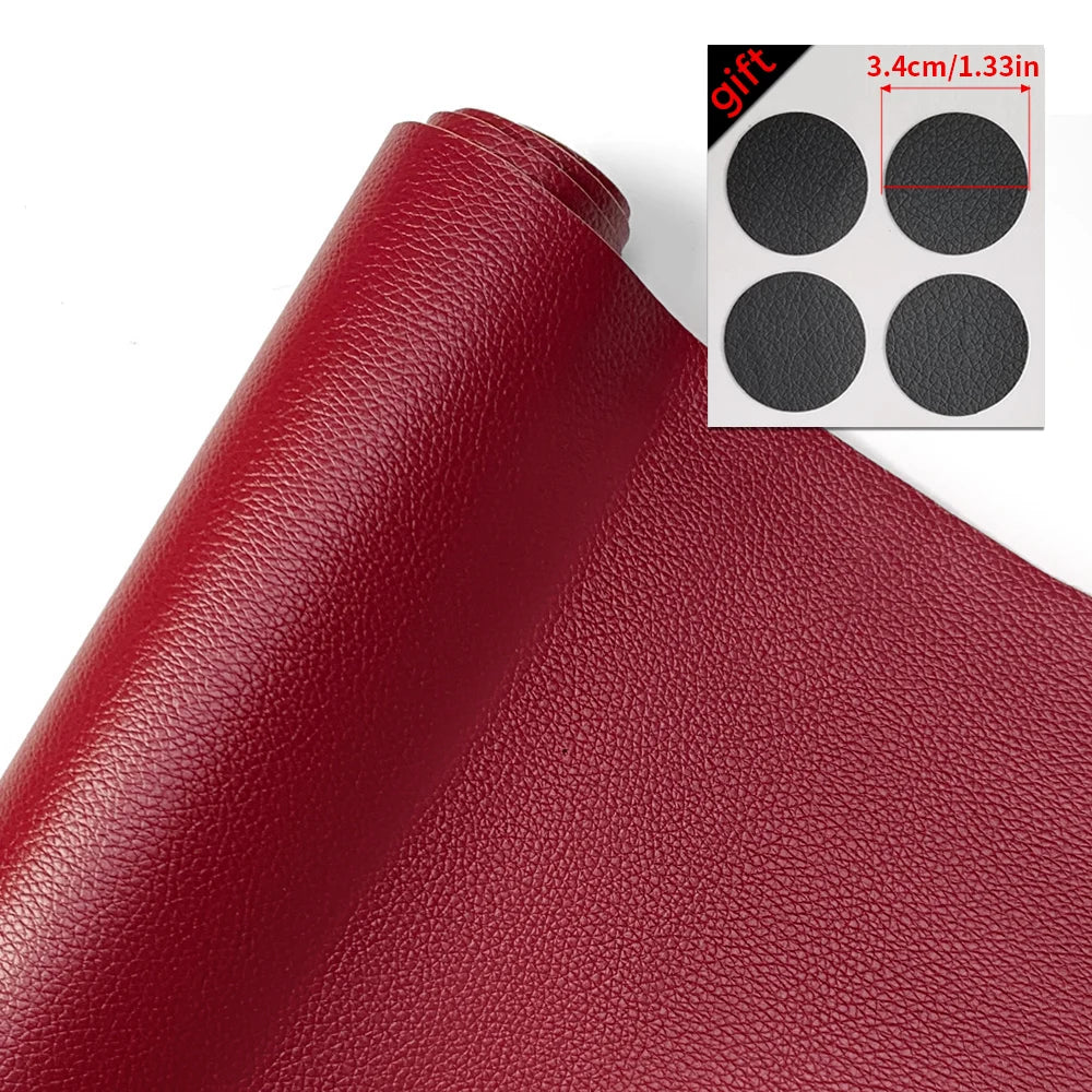 Self-Adhesive PU Leather Repair Sheet for Car Seats and Sofas