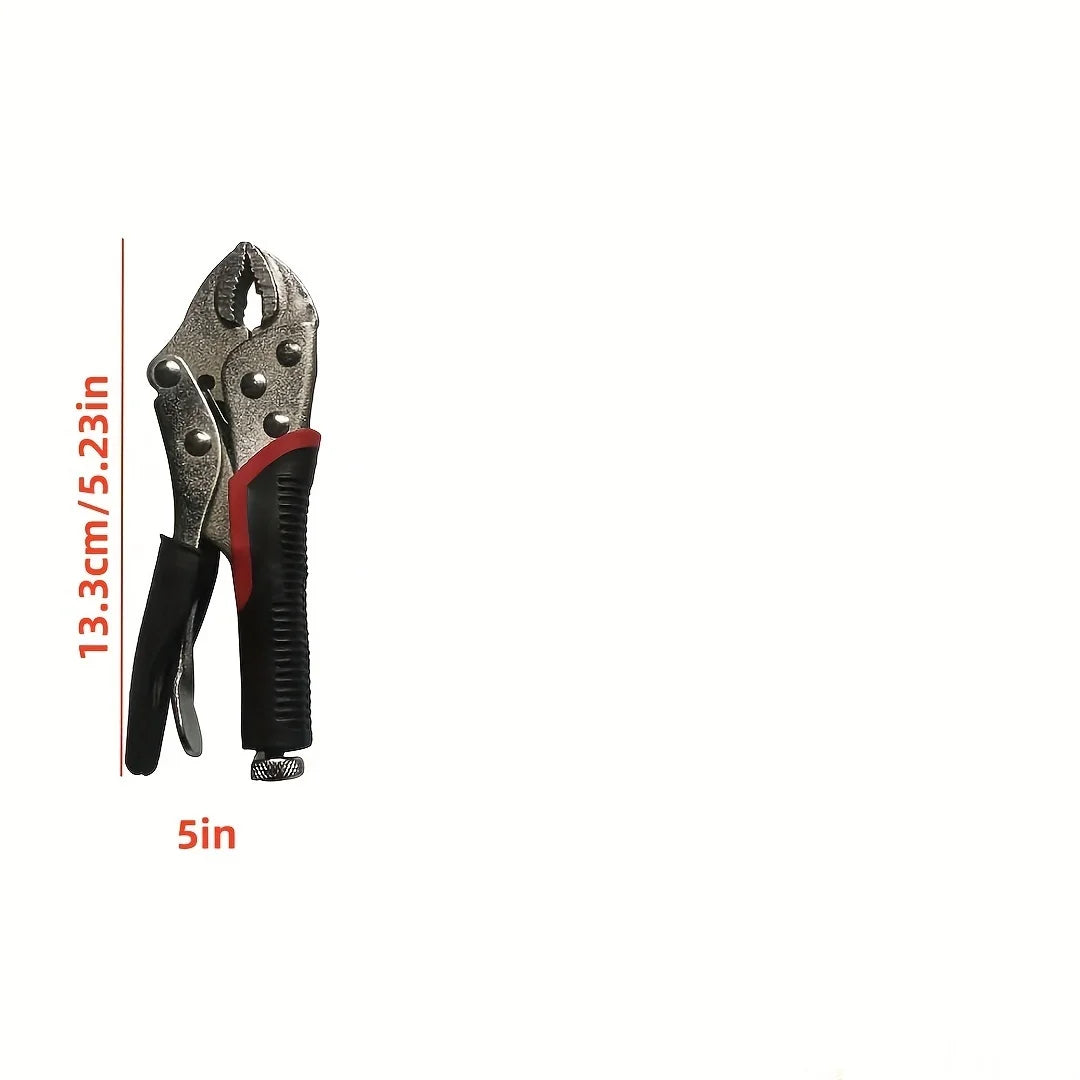 5inch Locking Pliers Lock Pliers Curved Jaw Pliers Straight Long Nose Pliers Multi-function Welding Tools