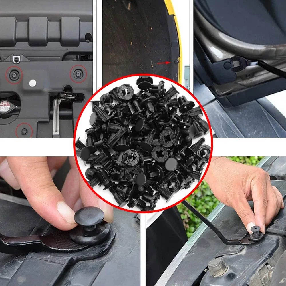 Universal Plastic Trim Clips & Fasteners Kit for Auto Repair - image 13