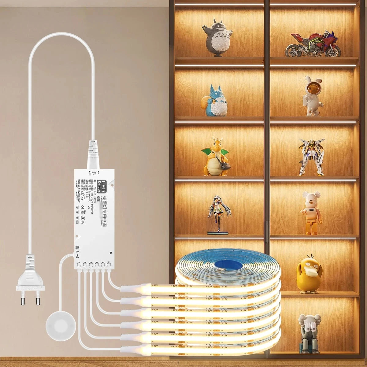 Dimmable COB LED Strip for Wardrobe & Display Cabinets