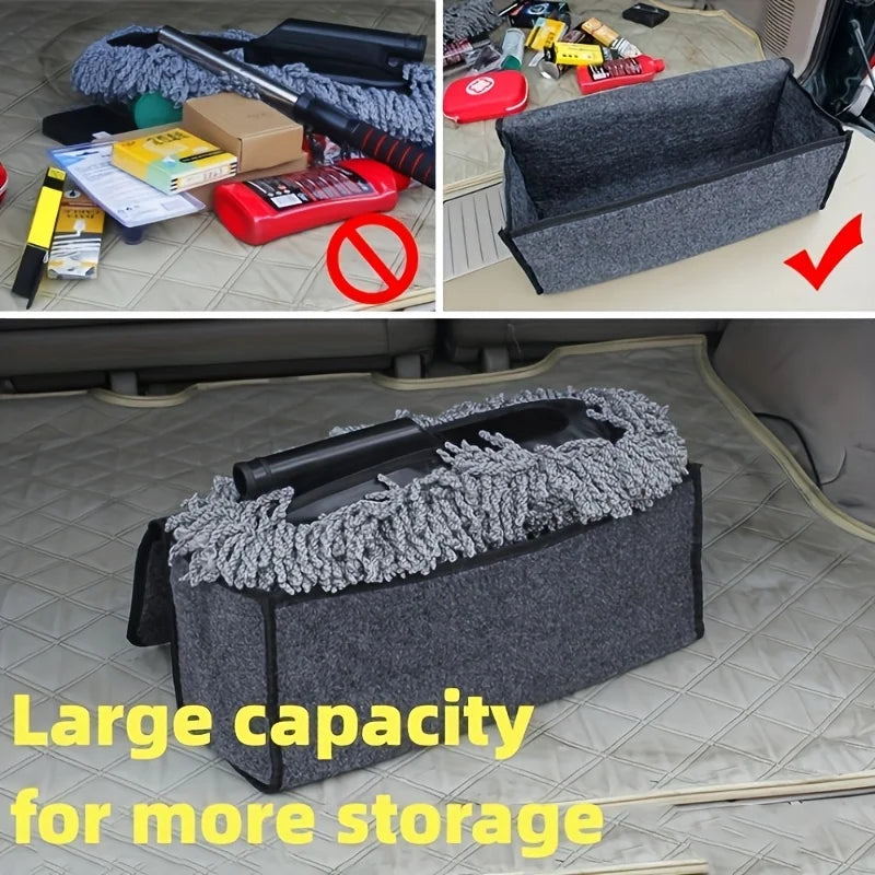 Foldable Car Trunk Organizer with Handles