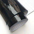 Glossy Black Car Wrap Vinyl - Self-Adhesive, Removable, Custom Sizes