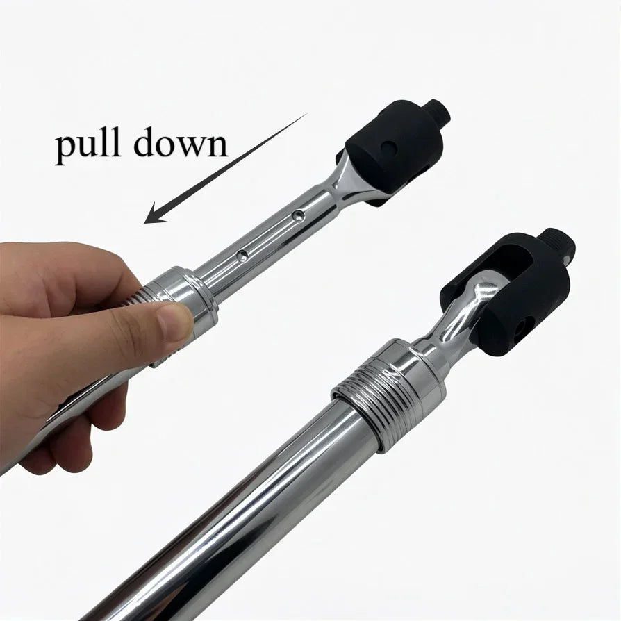 1/2-Inch Drive Heavy Duty Breaker Bar 450-600mm Telescopic Torque Wrench for Car Repair