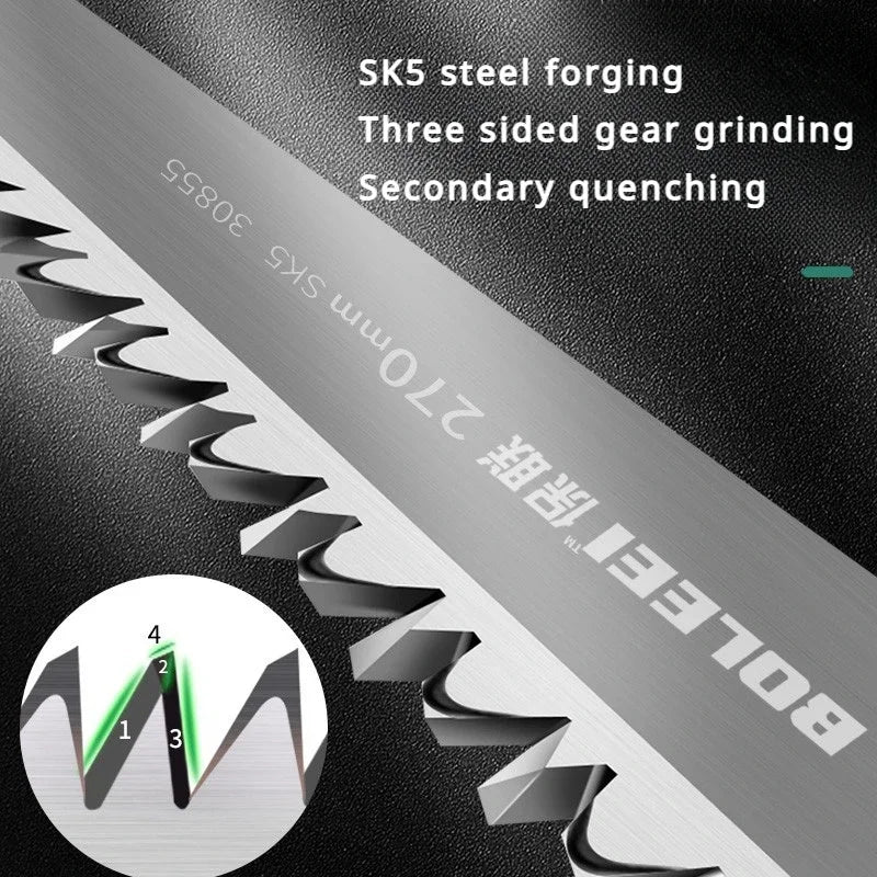 Ergonomic Folding Hand Saw – Branch Trimming & Camping