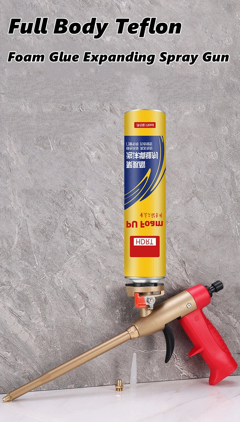 PU foam glue spray gun, sealant and expanding foam applicator