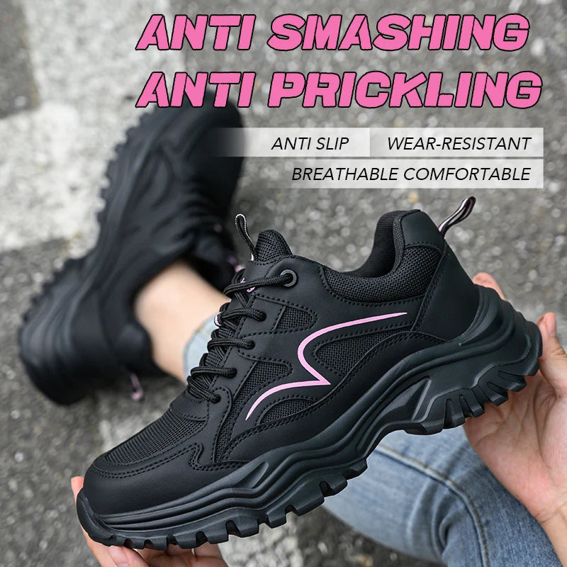 Women's Steel Toe Safety Sneakers, Puncture-Resistant - image 4