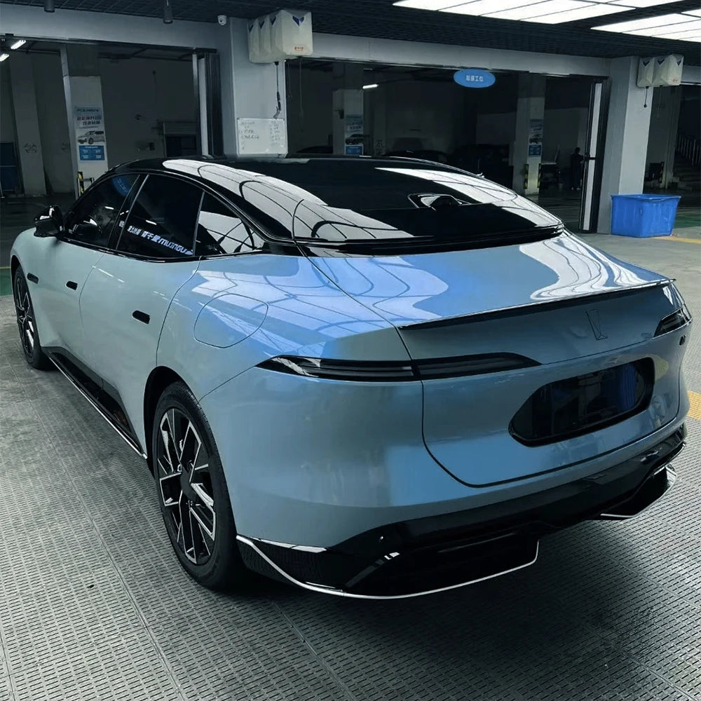 Magic Pearl Gray/Blue Car Wrap Vinyl Film – Bubble-Free Color Change - image 2