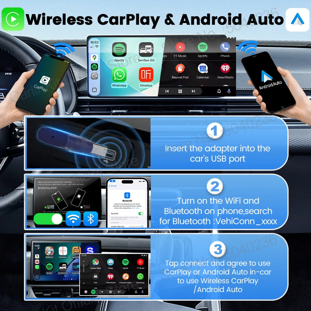 CarlinKit 5.0 Mini Ultra Wireless Adapter for Android Auto & CarPlay - image 5