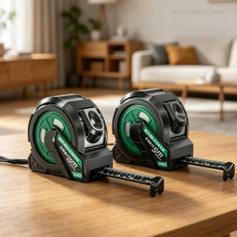 Self-Locking Steel Tape Measure – Hardened, Wear-Resistant