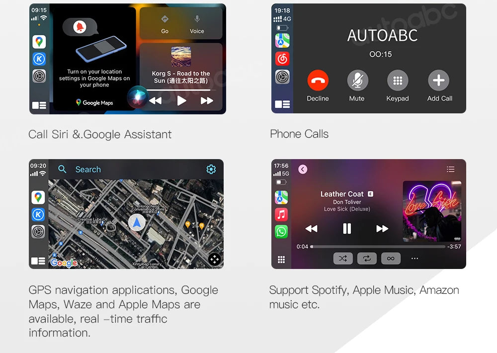 Wireless CarPlay and Android Auto Interface for 2014-2020