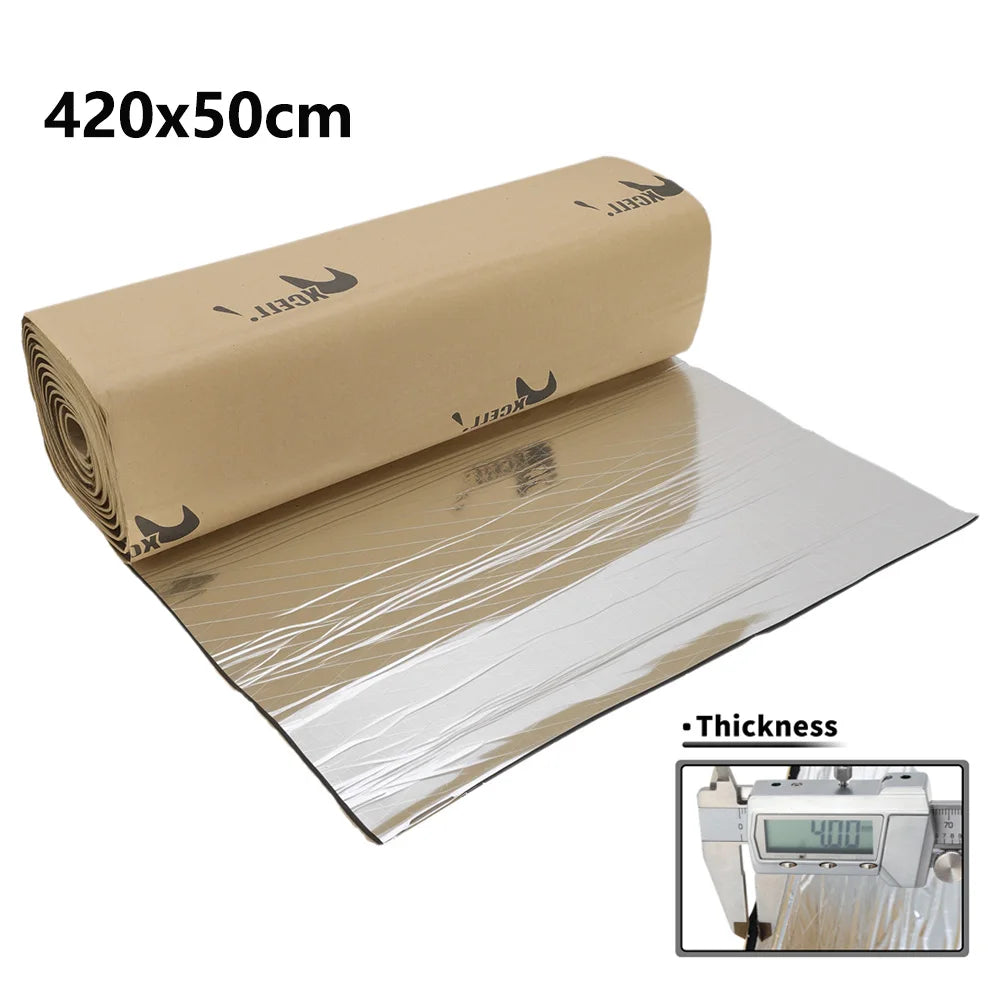 Sound deadening foam roll 4mm, 40x420cm acoustic insulation mat, around 18 square feet